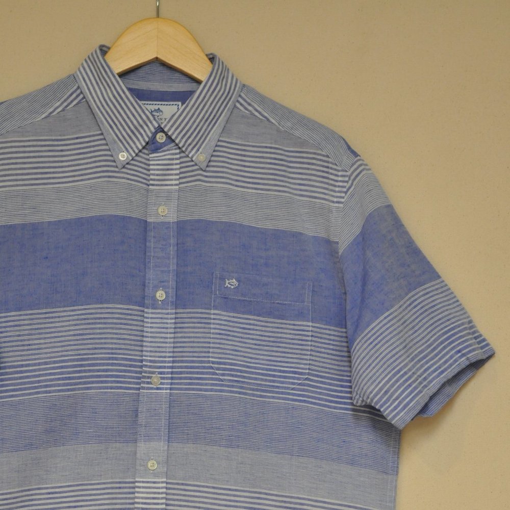 Southern Tide Short Sleeve Button Down M